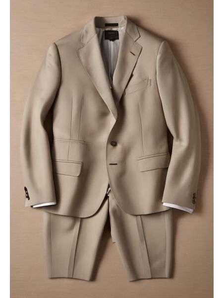 Wool-mohair Wide Trouser