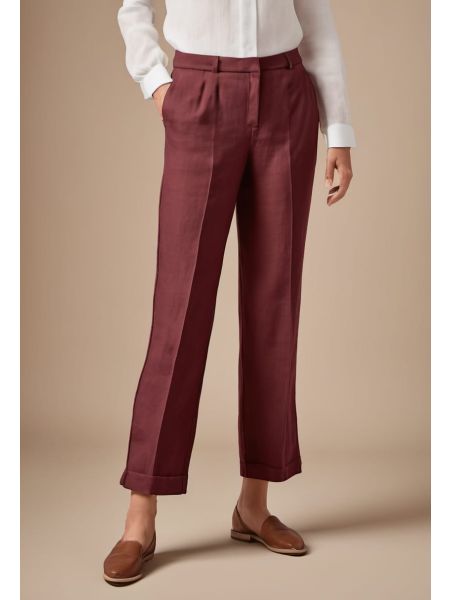 Linen Cropped Trouser